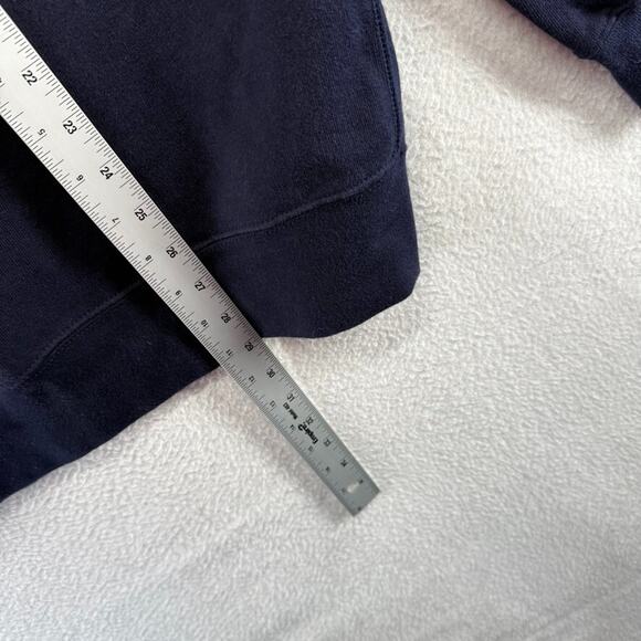 Vintage Mossimo Sweater Men's Medium Blue 1/4 Zip Pullover Skater Surfer 90s y2k - Picture 6 of 10